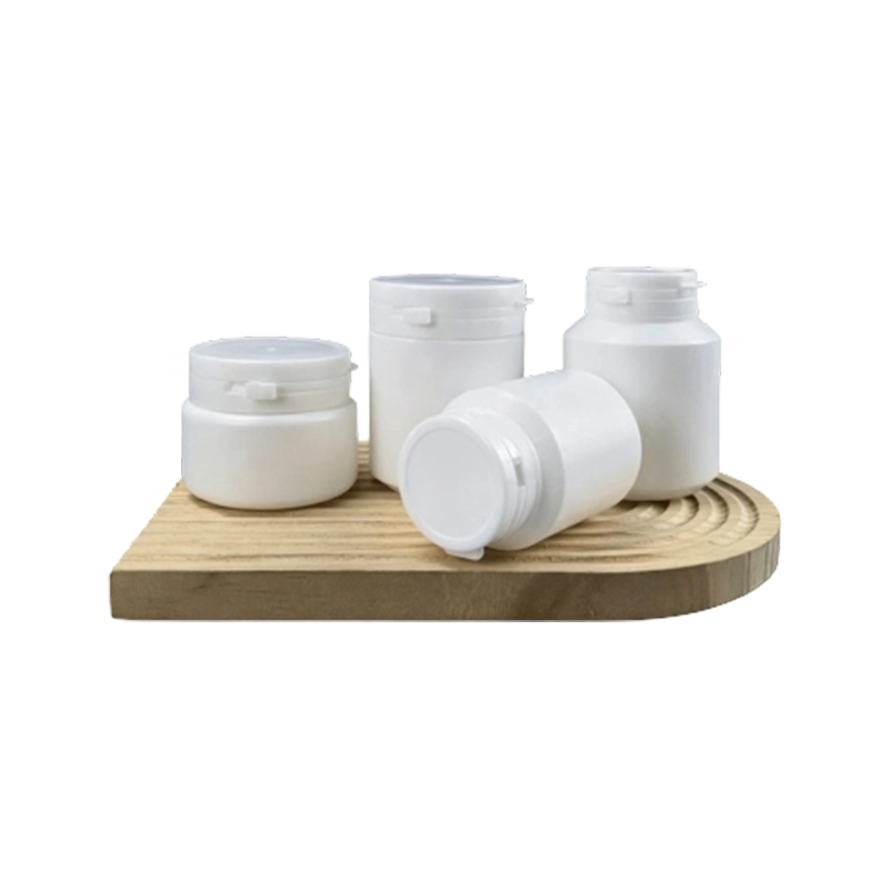 100ml 150ml HDPE Vitamin Tabletleri Nutrasötik Yuvarlak Kapsül Şişesi