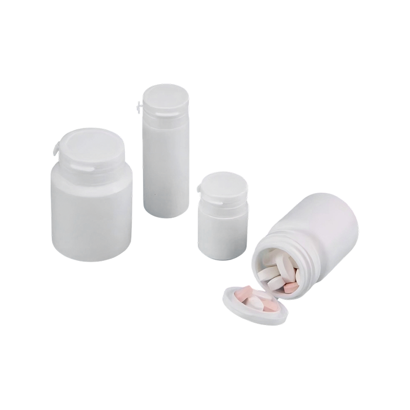 100ml 150ml HDPE Vitamin Tabletleri Nutrasötik Yuvarlak Kapsül Şişesi