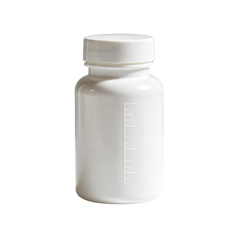 100ml 150ml HDPE Vitamin Tabletleri Nutrasötik Yuvarlak Kapsül Şişesi