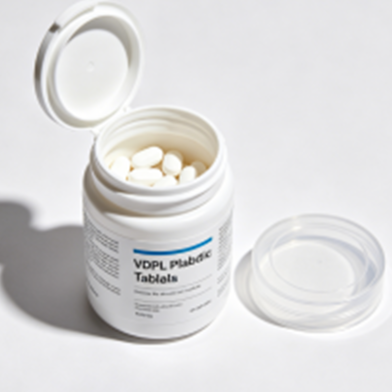 50ml 100ml Yuvarlak HDPE İlaç Hapı Boş Plastik Şişe