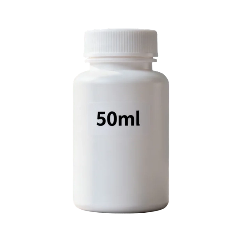 50ml 100ml Yuvarlak HDPE İlaç Hapı Boş Plastik Şişe